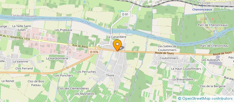 localisation de l'entreprise MADAME DELPHINE LORMOIS  CIVRAY-DE-TOURAINE