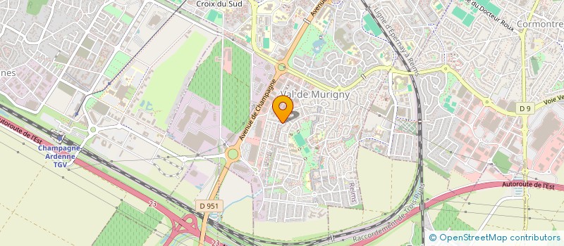 localisation de l'entreprise MADAME DELPHINE LOTINEAUX  REIMS