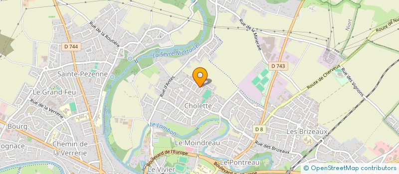 localisation de l'entreprise MADAME DELPHINE LUCAS  NIORT