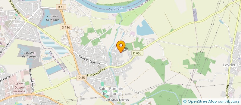 localisation de l'entreprise MADAME DELPHINE MAFFEI à SAINT-ROMAIN-DE-JALIONAS