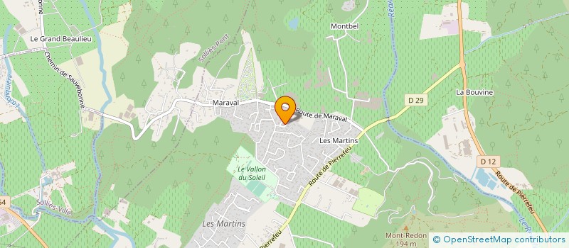 localisation de l'entreprise MADAME DELPHINE MAGRANER  LA CRAU