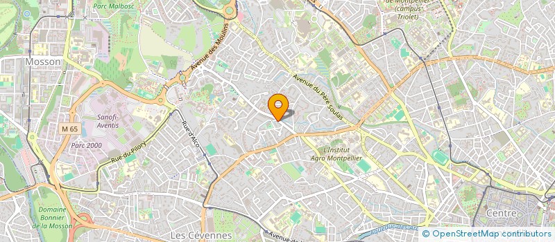localisation de l'entreprise MADAME DELPHINE MAILLOT à MONTPELLIER