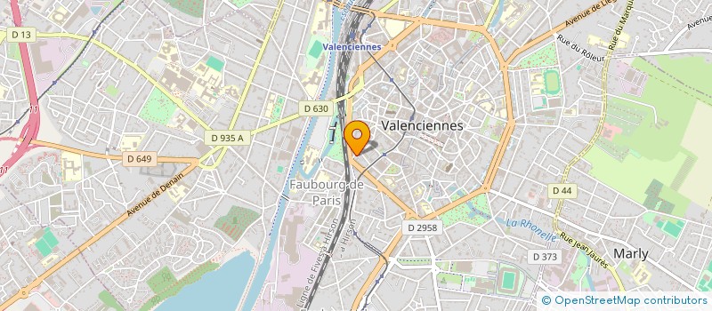 localisation de l'entreprise MADAME DELPHINE MALAQUIN à VALENCIENNES