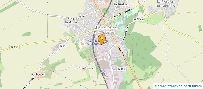 localisation de l'entreprise MADAME DELPHINE MALARD  SAINT-JUST-EN-CHAUSSEE