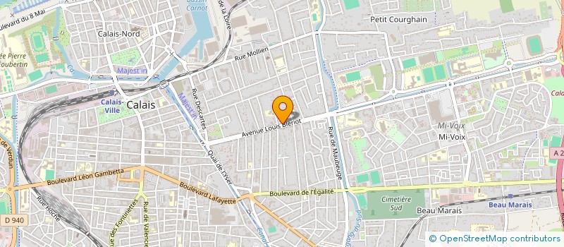 localisation de l'entreprise MADAME DELPHINE MALFOY  CALAIS