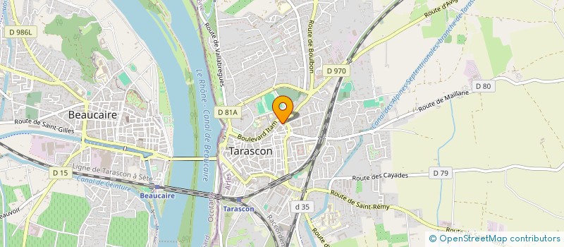 localisation de l'entreprise MADAME DELPHINE MANDIN  ARLES