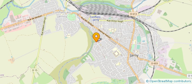 localisation de l'entreprise MADAME DELPHINE MANGEOT  JARNY