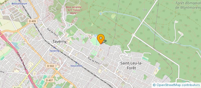 localisation de l'entreprise MADAME DELPHINE MANIEZ  TAVERNY