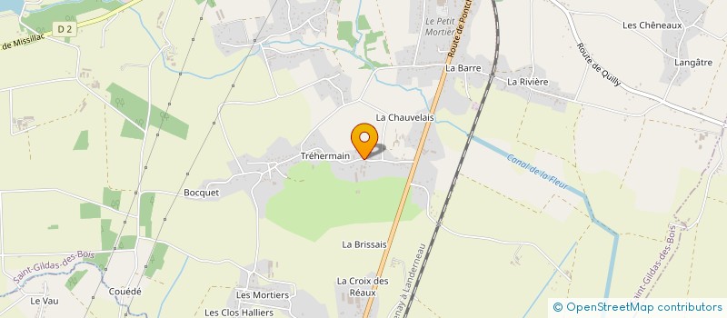 localisation de l'entreprise MADAME DELPHINE MANJARD  SAINT-GILDAS-DES-BOIS