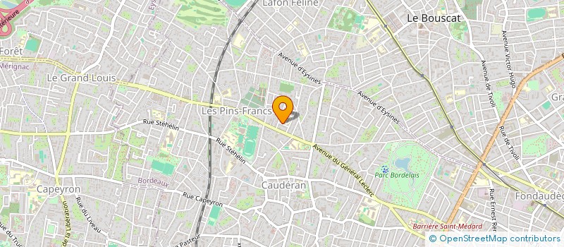 localisation de l'entreprise MADAME DELPHINE MANNECHEZ  BORDEAUX