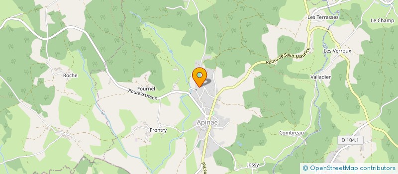 localisation de l'entreprise MADAME DELPHINE MANTIONE  APINAC