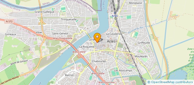 localisation de l'entreprise MADAME DELPHINE MARCHAND  ARLES