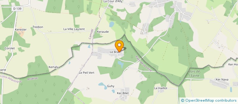 localisation de l'entreprise MADAME DELPHINE MARCHAND  ASSERAC