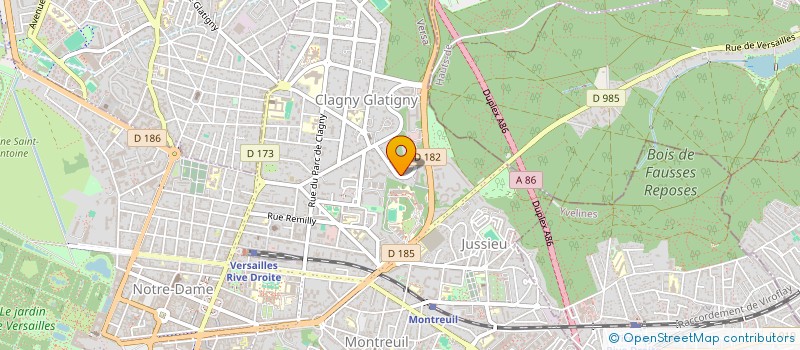 localisation de l'entreprise MADAME DELPHINE MARCOZ à VERSAILLES