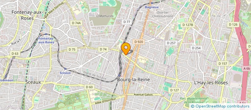 localisation de l'entreprise MADAME DELPHINE MARETHEU  BOURG-LA-REINE