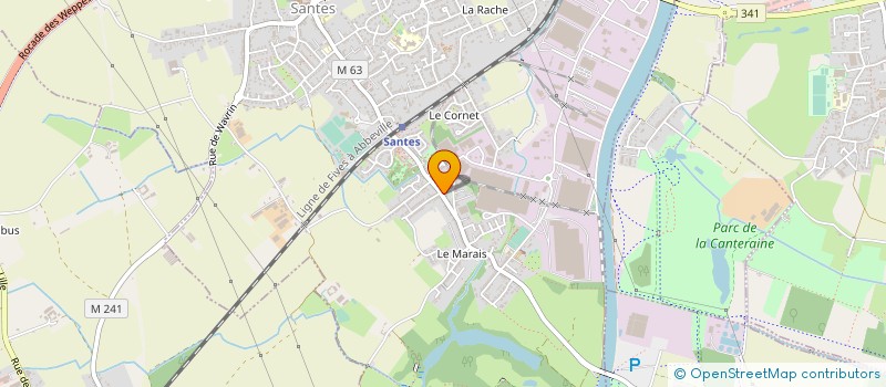 localisation de l'entreprise MADAME DELPHINE MARGUENDA à SANTES