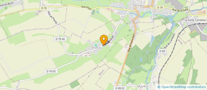 localisation de l'entreprise MADAME DELPHINE MARIE  PRESSY