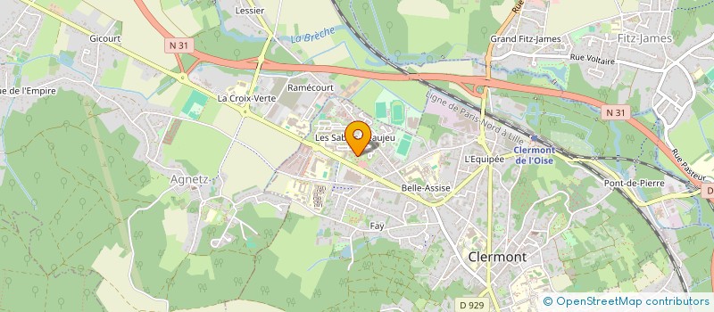 localisation de l'entreprise MADAME DELPHINE MARINO à CLERMONT