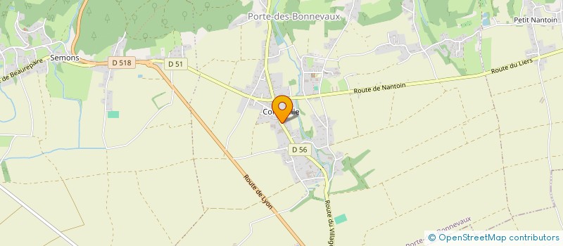 localisation de l'entreprise MADAME DELPHINE MARION-GALLOIS  PORTE-DES-BONNEVAUX