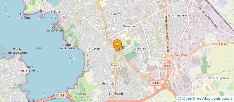 localisation de l'entreprise MADAME DELPHINE MARTEAU  SAINT-MALO