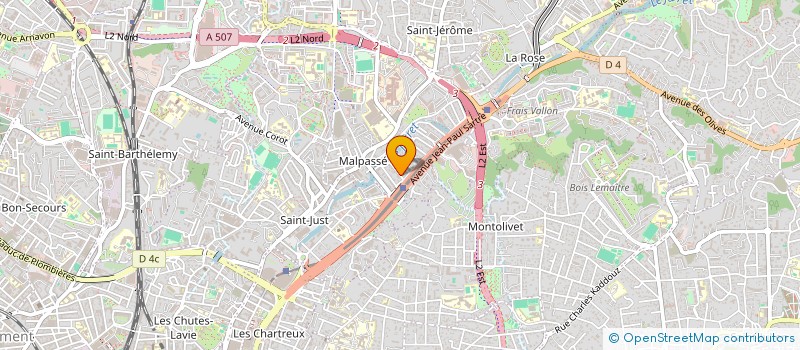 localisation de l'entreprise MADAME DELPHINE MARTEL à MARSEILLE