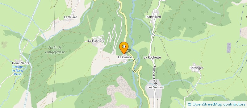 localisation de l'entreprise MADAME DELPHINE MARTIAL  LES BELLEVILLE