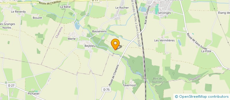 localisation de l'entreprise MADAME DELPHINE MARTIN  CHANEINS