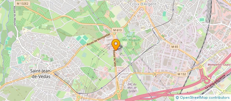 localisation de l'entreprise MADAME DELPHINE MARTINEAU  SAINT-JEAN-DE-VEDAS