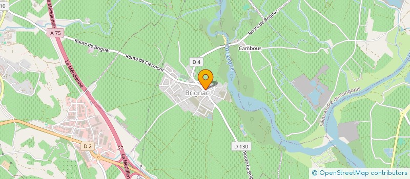 localisation de l'entreprise MADAME DELPHINE MARTINEZ  BRIGNAC