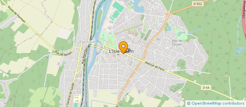 localisation de l'entreprise MADAME DELPHINE MARTINEZ-LOPEZ  L'ISLE-ADAM