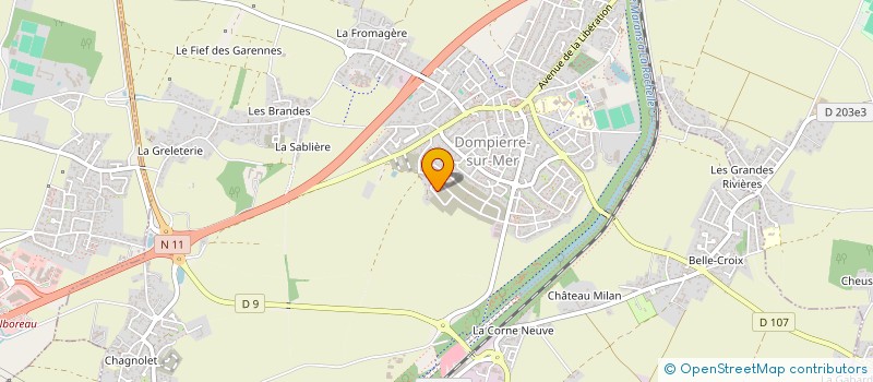 localisation de l'entreprise MADAME DELPHINE MASSICOT à DOMPIERRE-SUR-MER