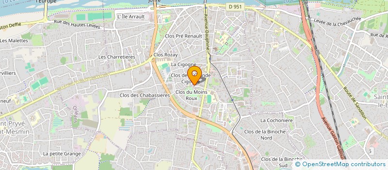 localisation de l'entreprise MADAME DELPHINE MATHIEU  ORLEANS