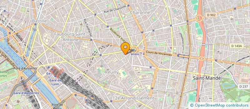 localisation de l'entreprise MADAME DELPHINE MAUGARS  PARIS