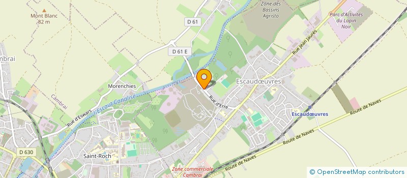 localisation de l'entreprise MADAME DELPHINE MAYEUX  ESCAUDUVRES