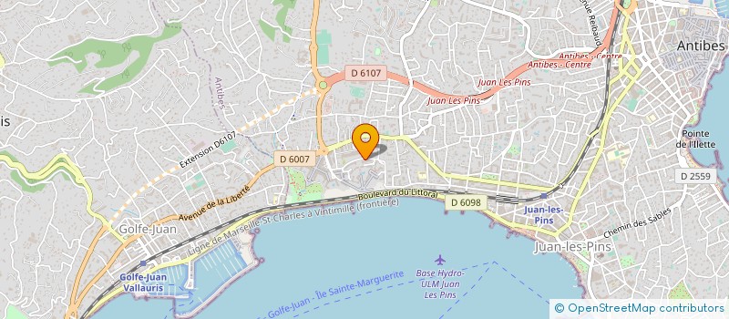 localisation de l'entreprise MADAME DELPHINE MEDIONI à ANTIBES