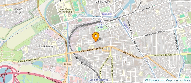 localisation de l'entreprise MADAME DELPHINE MELLIET  CALAIS