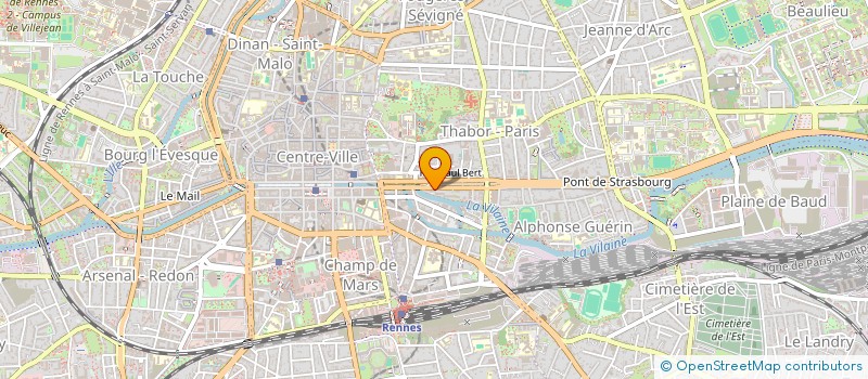 localisation de l'entreprise MADAME DELPHINE MENARD  RENNES