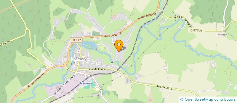 localisation de l'entreprise MADAME DELPHINE MENARD  PREMERY