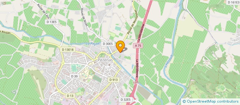 localisation de l'entreprise MADAME DELPHINE MERCIER à PEZENAS
