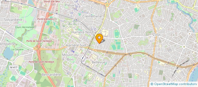 localisation de l'entreprise MADAME DELPHINE MERIEAU  NANTES
