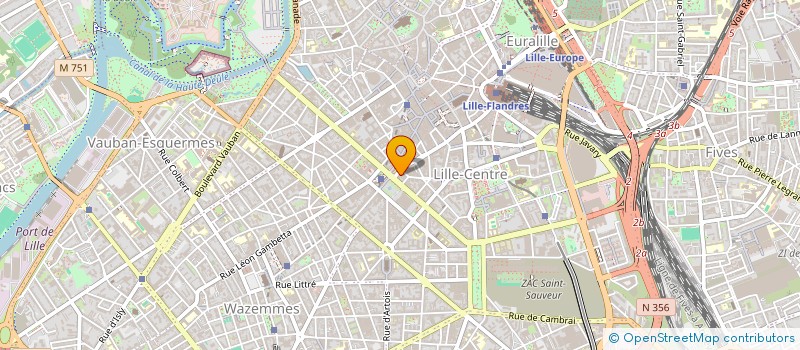 localisation de l'entreprise MADAME DELPHINE MERLE à LILLE