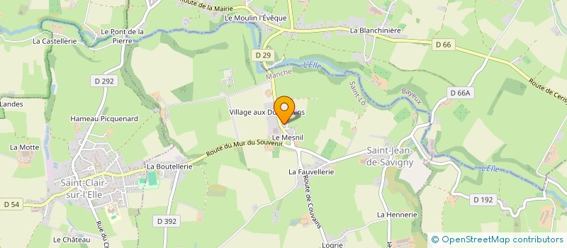 localisation de l'entreprise MADAME DELPHINE MESLIN  SAINT-JEAN-DE-SAVIGNY