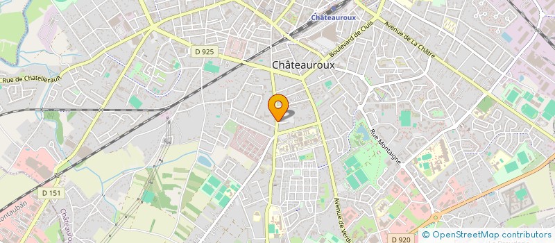 localisation de l'entreprise MADAME DELPHINE MESNRAD à CHATEAUROUX