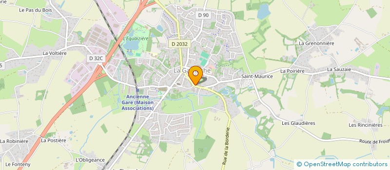 localisation de l'entreprise MADAME DELPHINE MESSIAEN  LA GARNACHE