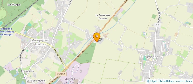 localisation de l'entreprise MADAME DELPHINE MEZIERE  ORLEANS