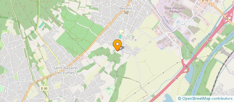 localisation de l'entreprise MADAME DELPHINE MICHAUD  BERNIN