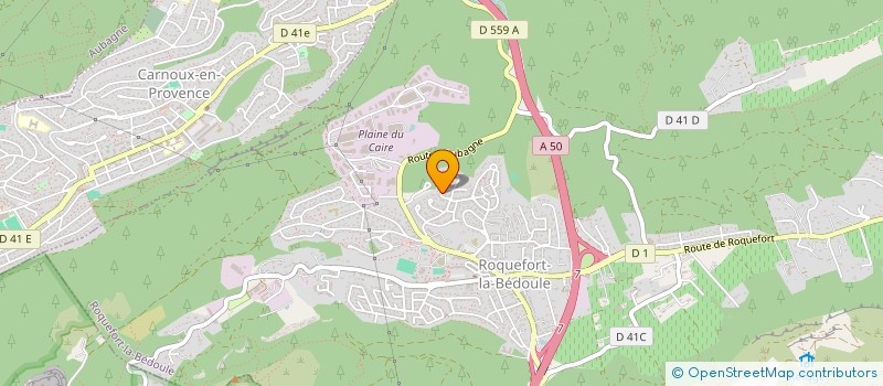 localisation de l'entreprise MADAME DELPHINE MICHEL  ROQUEFORT-LA-BEDOULE