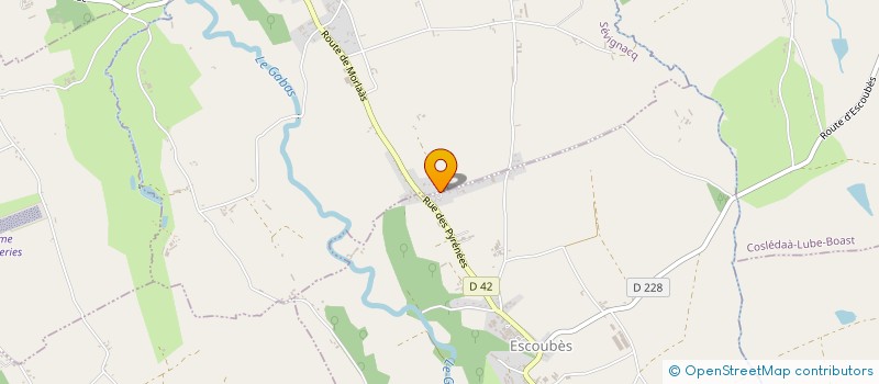 localisation de l'entreprise MADAME DELPHINE MICHEL  ESCOUBES