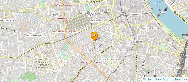 localisation de l'entreprise MADAME DELPHINE MILCENT  BORDEAUX