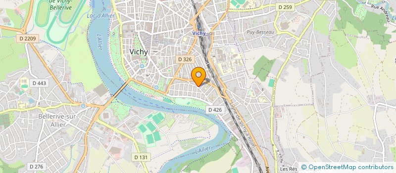 localisation de l'entreprise MADAME DELPHINE MILET à VICHY